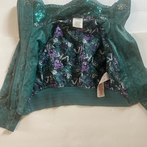 Disney Descendants Mal Faux Leather Jacket – Size 4 (Kids) - Picture 5 of 10